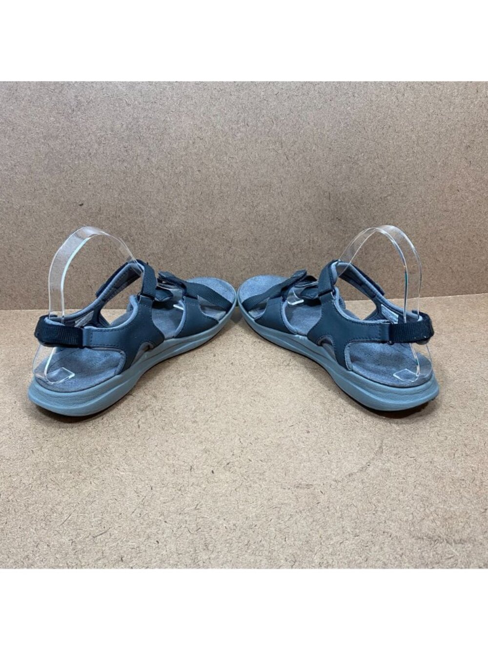 Columbia Womens Outdoor Sandals Black Adjustable Straps Size 8 Footbed Cushioned - Picture 8 of 8
